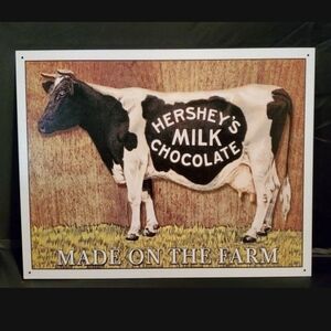Hershey's Milk Chocolate Tin Plaque